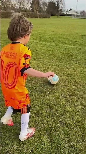 Ralph’s Best Football Shot in Slow Motion! ⚽🔥 Kids Skills Highlight