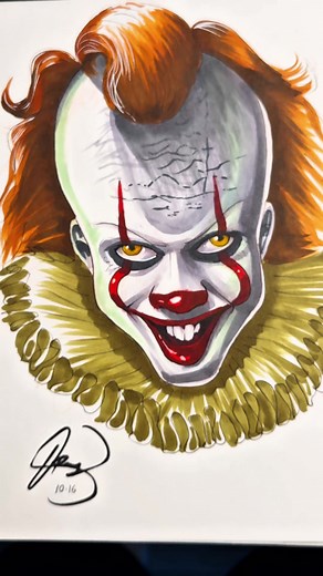 Create Your Own Pennywise Drawing Tutorial