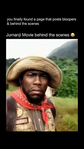 Bloopers & Behind The Scenes on Instagram: "Follow (us) @bloopersbehindthescenes 🎬 Jumanji: Welcome to the Jungle is a 2017 action-adventure comedy film directed by Jake Kasdan. It serves as a sequel to the 1995 film Jumanji. The movie stars Dwayne “The Rock” Johnson, Kevin Hart, Jack Black, and Karen Gillan. The story follows four high school students who discover an old video game console and are transported into the game’s jungle world, where they become the avatars they selected. Together, 