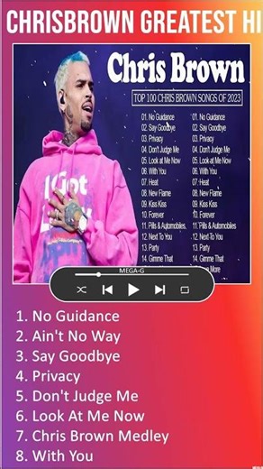 ChrisBrown Greatest Hits Full Album 2023 ｜｜ ChrisBrown Best Songs Playlist 2023 #shorts