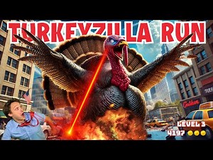Thanksgiving Turkeyzilla Kids Brain Break 🦃 | Fun Workout Exercises and Gratitude