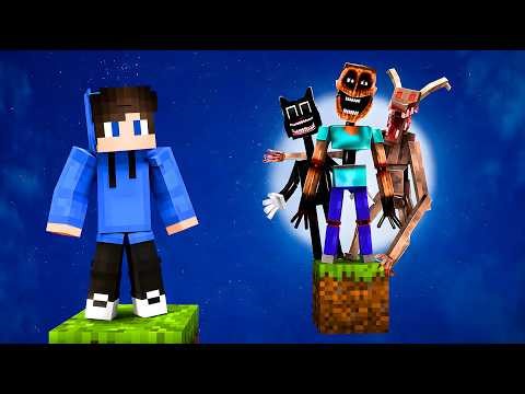 I Tried One Block With Every Horror Mod In Minecraft...