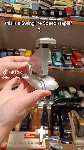 Swingline stapler history #stapler #staplertok #swinglinestapler #swingline #stapletok #edutok