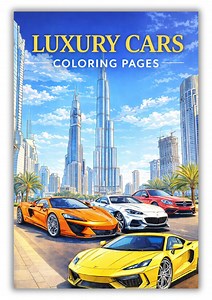 50 Luxury Car Coloring Pages for Adults | Supercars & Exotic Cars Coloring Pages | Digital Download PDF - Etsy