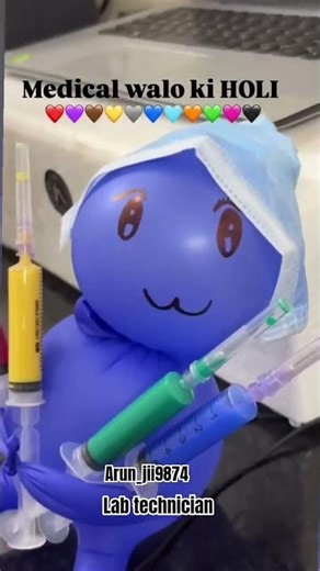 #happy #holi #labtechnician #labtechnologist #pathologylaboratory #medlab #duet #bloodreport #neet