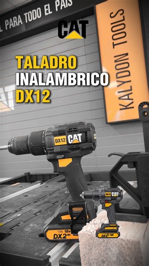 EL ALIADO PERFECTO PARA CADA DESAFÍO. El taladro atornillador DX12 es la definición de versatilidad. Potencia para perforar en madera, metal y mampostería, y la precisión exacta para cada tornillo. Compacto, robusto y listo para la jornada. Este kit con su batería de 2Ah es el punto de partida para quien no afloja. ¿En qué proyecto lo pondrías a prueba primero? #CATtools #DX12 #TaladroAtornillador #Versatilidad #Potencia #Precision #HerramientasCAT #ParaQuienNoAfloja | CAT Power Tools Argentina