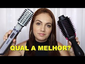 Qual a melhor?! ESCOVAS SECADORAS - ROTATIVA CONAIR OU FIXA BRITÂNIA SOFT?!