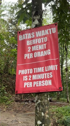 Funny sign. Java, Indonesia