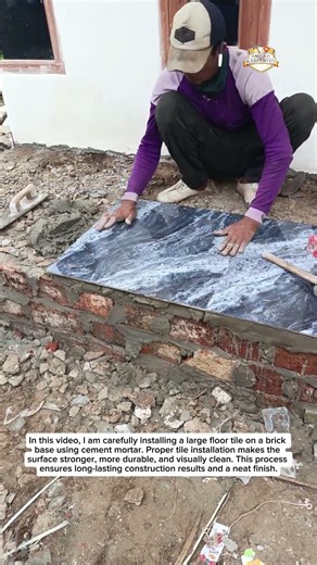 Satisfying Tile Installation Process You Must See!