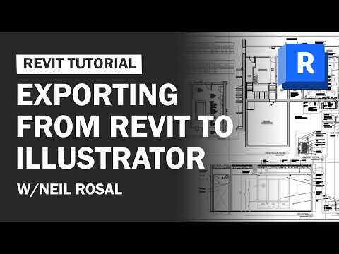 Exporting a Drawing from Revit to Illustrator