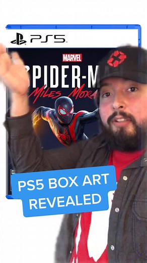 PS5 Game Box Art Revealed | Spider-Man: Miles Morales
