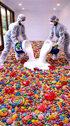 Grandma’s Candy Kingdom Makeover 🍭🍬💖 #satisfying #design #shorts