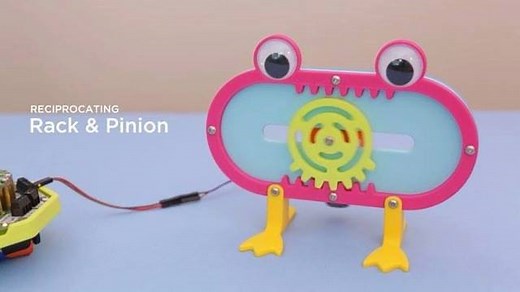 10K views · 43 reactions | Make a reciprocating rack pinion mechanism that moves round and round! https://learn.adafruit.com/rack-and-pinion-bot https://youtu.be/96P-q38pBaU #3DPrinting #Adafruit #robot #crickit | Adafruit Industries | Facebook