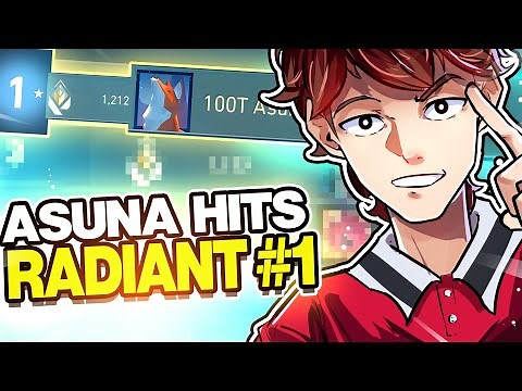 I HIT RANK #1 RADIANT IN VALORANT !!! | 100T Asuna