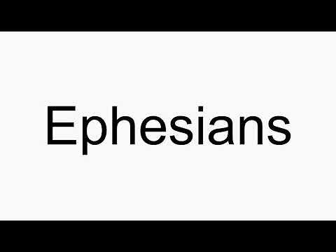 How to pronounce Ephesians