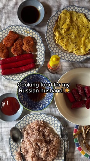 Cooking food for my Russian husband