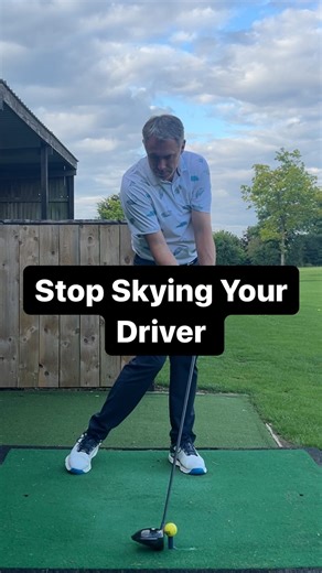 Easy fix Golf Tip to stop you from skying your Driver. The only and main reason why you sky your driver is because you are hitting down at the golf ball with way too much shaft lean. Instead stay behind the golf ball with your upper body and encourage the club head to over take your hands, this will create an upward angle of attack creating long powerful golf drives. #golftips #golftip #golftipsdaily #golfdrills #golfdrill #golfswingtips #golfswingdrills #golfpractice #golfaddict #golfersofinsta