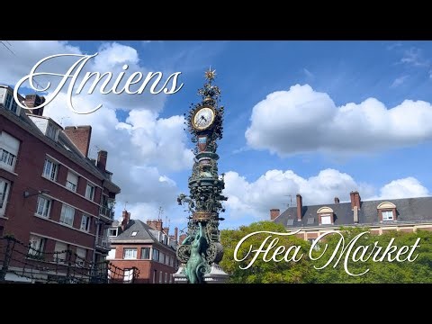 【フランス最大級】アミアンの大蚤の市/街歩き&グルメ/水上庭園🌿/購入品紹介【vlog】