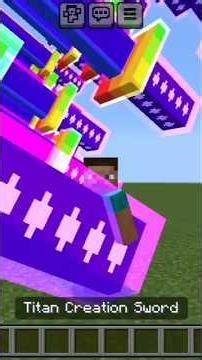 TITAN CREATION SWORD BY FAKE UY #minecraft #topaddons1 #modpacklow