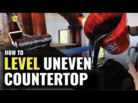 Fixing A Warped Countertop | Self Leveling Epoxy