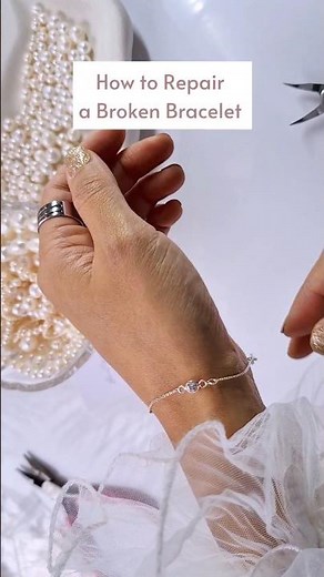😭 Yanked my sterling silver bracelet and got broken Let's fix it Save money How to repair jewelry