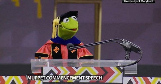 Kermit the Frog delivers commencement speech at University of Maryland