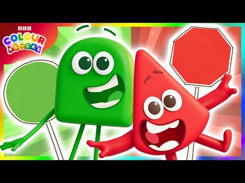Green Means Go, Red Means Stop! 🛑🟢 | Learn Colours | ‪@colourblocks‬