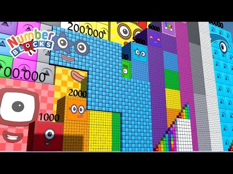 Count Big Numbers with Numberblocks Cube 500 vs 50,000,000 | Super Fun Learn Math for Kids! 🚀
