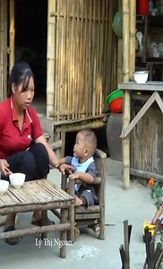 So happy when baby Dau got his first tooth, making meatloaf to sell at the marke | Roger Husman
