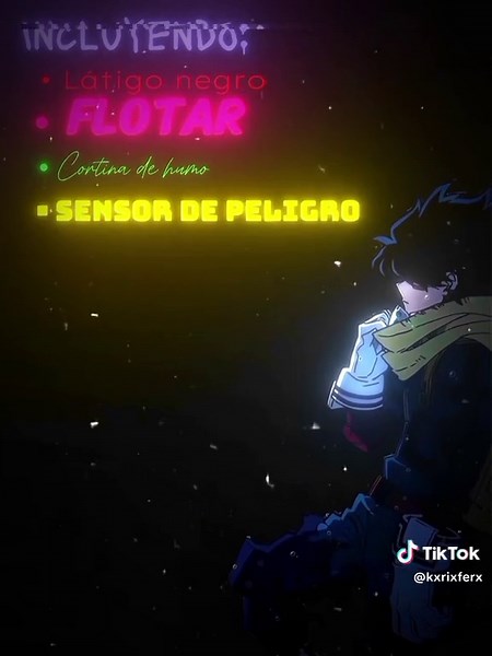 Izuku Midoriya y su poder One For All al 100%