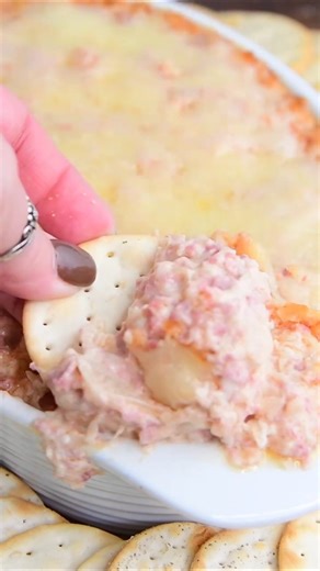 AMAZING Hot Reuben Dip - Creamy, Easy, SO Satisfying!