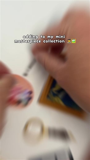 Another masterpiece added 🎨 Which Mini Brands Masterpiece would you love to add to your collection? 😌✨ #MiniBrands #Masterpieces #MiniArt #Collectors #Unboxing #Miniature | Mini Brands