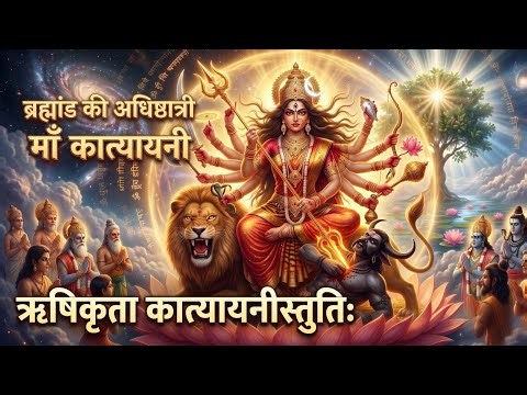 ऋषिकृता कात्यायनी स्तुतिः | Maa Katyayani Stotram with Lyrics & Meaning | Durga Navami Special
