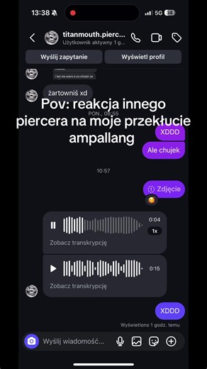 Reakcja Piercera na Moje Przekłucie Ampallang
