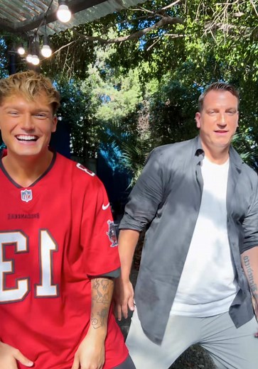 Maxi López y su hijo Ian Lucas en TikTok