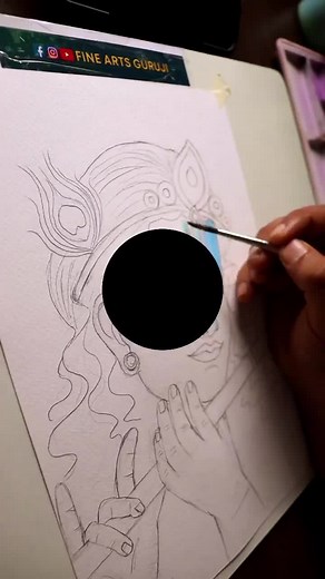 49K views · 6.3K reactions | Watch More Videos  殺Click Fine Arts Guruji #Fineartsguruji #ram #sketch #maadurga #shiva #Hanuman #Sitaram #Lordkrishna #Lordkrishnapainting #easypainting #painting #bholenath #lordrama #drawing #art #myartchallenge #pencilsketch #pencil #pencilart #drawingsketch #drawingchallenge﻿﻿ #viral #sketches #artist #sketching #sketchbook #illustration #draw #charcoaldrawing | Fine Arts Guruji | Facebook