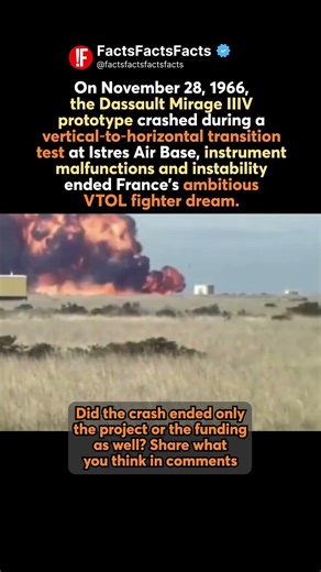✈️💥 Mirage IIIV Crash | The Fall of France’s VTOL Dream