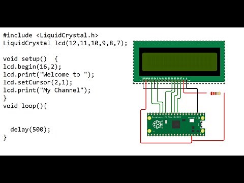 Interfacing 16x2 LCD with Pi Pico