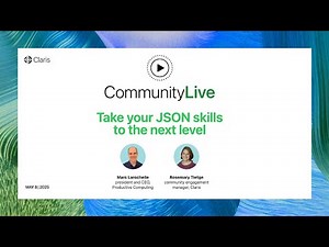 Community Live 22 Take your JSON skills to the next level