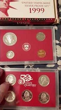 1999 US Mint Silver Proof Set