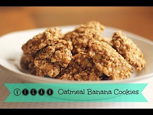 DIY Banana Oatmeal Cookies | Vegan Cookies