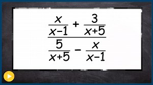 Simplify a complex rational fraction