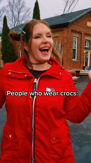 Raining out?No one: People who wear crocs: #crocs #croctok #wlw #fyp #croc