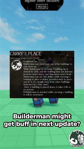 Builderman might get buff in next update? #roblox #forsaken #fyp #viral #shorts