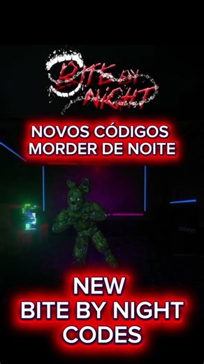 CÓDIGOS MORDER DE NOITE | BITE BY NIGHT CODES | ROBLOX #roblox #codigosroblox #robloxeventosmobile