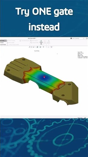 SolidWorks - Plastics Gate optimization