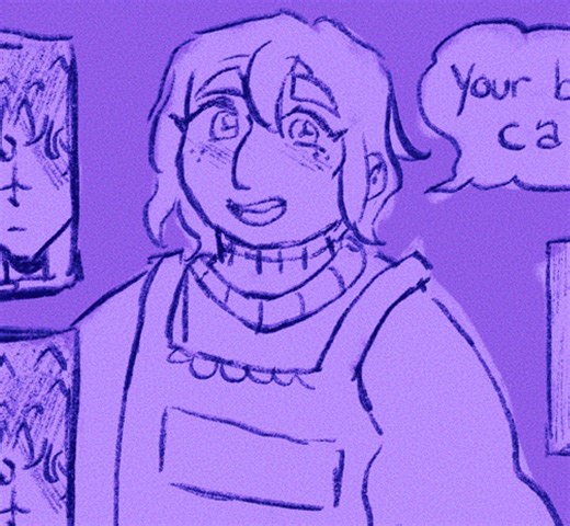 Short comic between Solstice and Vespera, the main characters of my webcomic !! They might be in love your honor They’re definitely only roommates It’s something I doodled a while ago… Cheers !!! #originalcharacters #oc #webcomic #comic #artistsupport