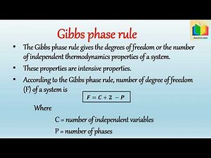 Thermodynamics | What is Gibbs phase rule?