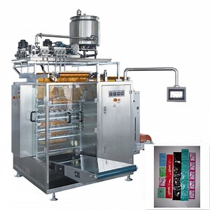 [Hot Item] 1-100ml Dosage Paste Four-Side Sealing Samll Sachet & Multi-Line Automatic Packing Machine