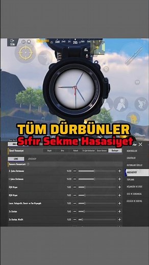 100% SIFIR SEKME! Tüm Cihazlar ve Dürbünler Hassasiyet Ayarları | Kaplan Esports